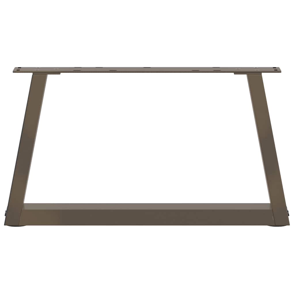 Gambe Tavolino da Caffè forma V 2 pz Naturale 50x(30-31,3) cm