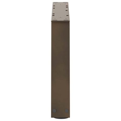 Gambe Tavolino da Caffè forma V 2 pz Naturale 50x(30-31,3) cm