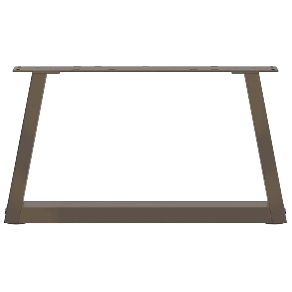Gambe Tavolino da Caffè forma V 2 pz Naturale 60x(30-31,3) cm