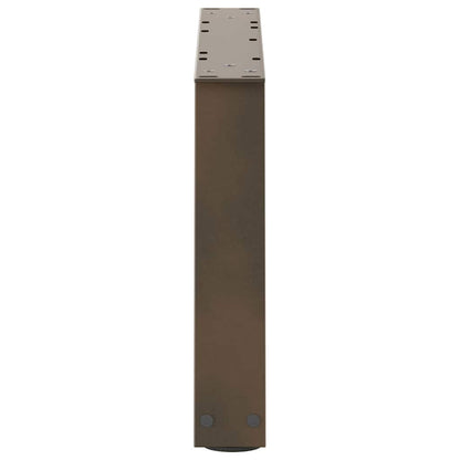 Gambe Tavolino da Caffè forma V 2 pz Naturale 60x(30-31,3) cm