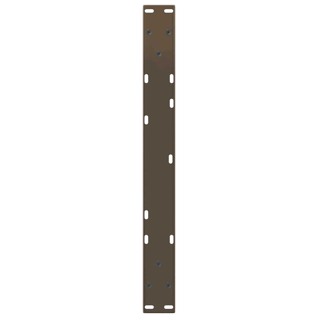 Gambe Tavolino da Caffè forma V 2 pz Naturale 60x(30-31,3) cm
