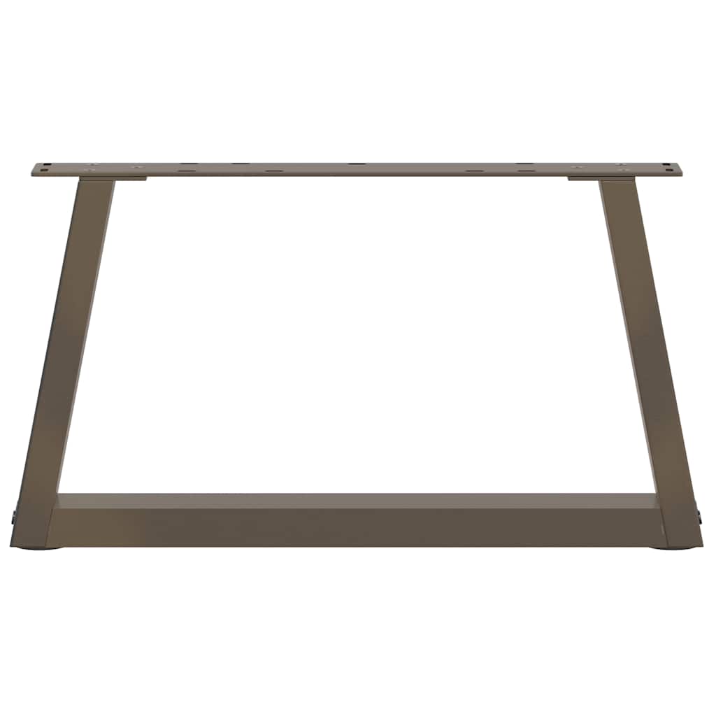 Gambe Tavolino da Caffè forma V 2 pz Naturale 70x(30-31,3) cm