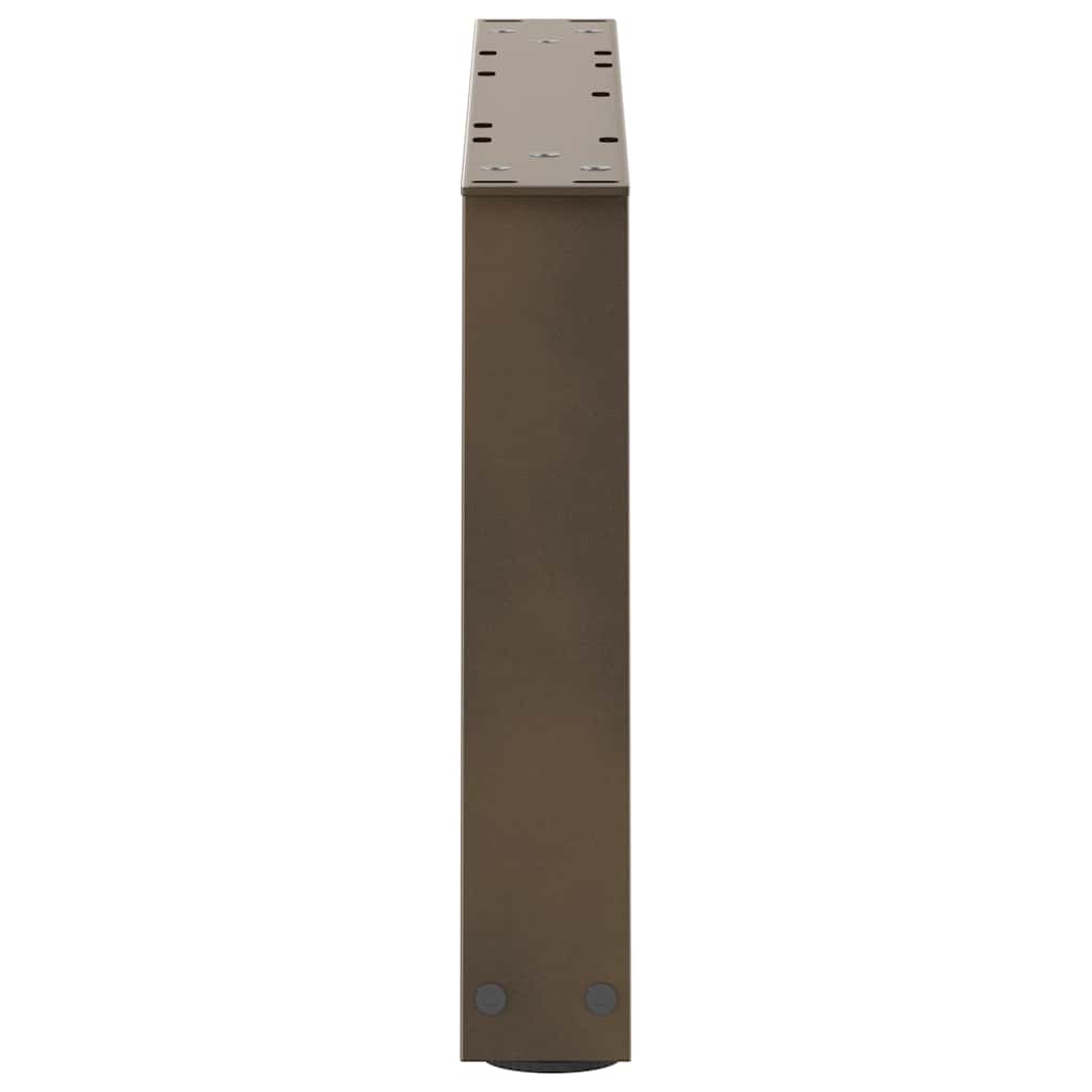 Gambe Tavolino da Caffè forma V 2 pz Naturale 70x(30-31,3) cm