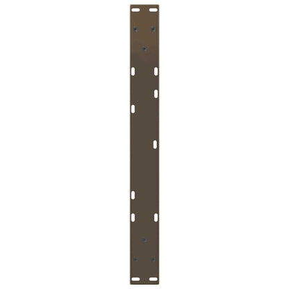 Gambe Tavolino da Caffè forma V 2 pz Naturale 70x(30-31,3) cm