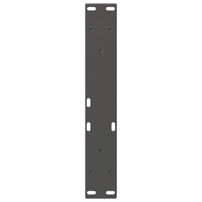 Gambe Tavolino da Caffè forma V 2 pz Antracite 28x(42-43,3) cm