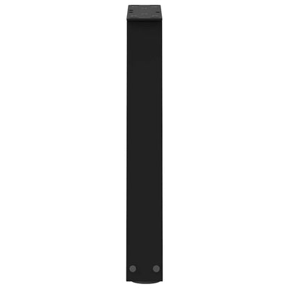Gambe per Tavolino da Caffè forma V 2 pz Nere 38x(42-43,3) cm