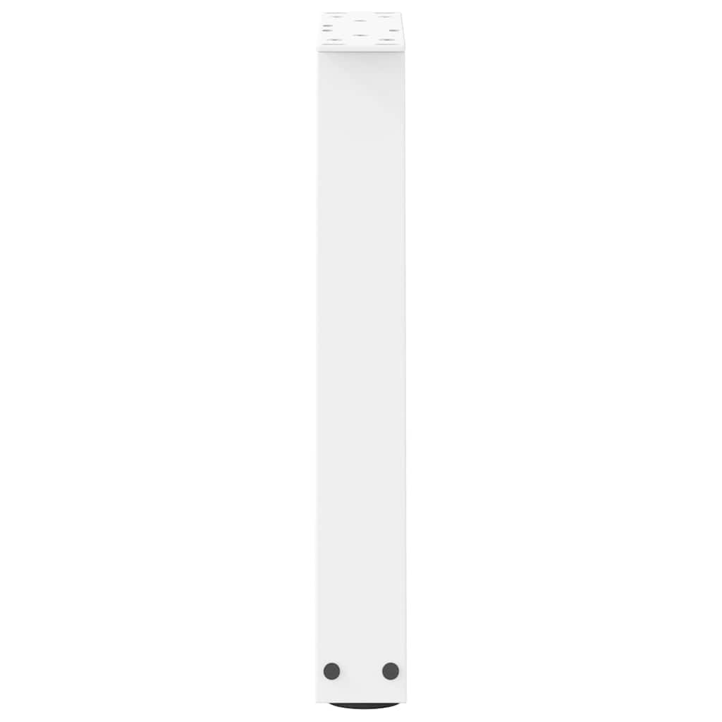 Gambe per Tavolino da Caffè forma V 2 pz Bianche 38x(42-43,3)cm
