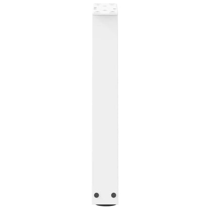 Gambe per Tavolino da Caffè forma V 2 pz Bianche 38x(42-43,3)cm