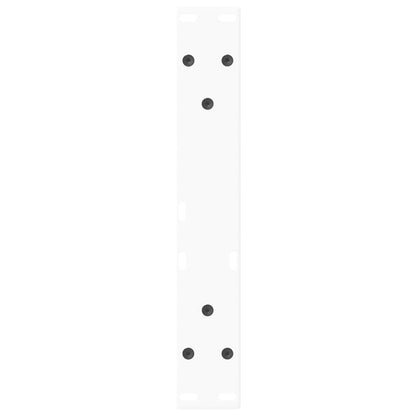 Gambe per Tavolino da Caffè forma V 2 pz Bianche 38x(42-43,3)cm