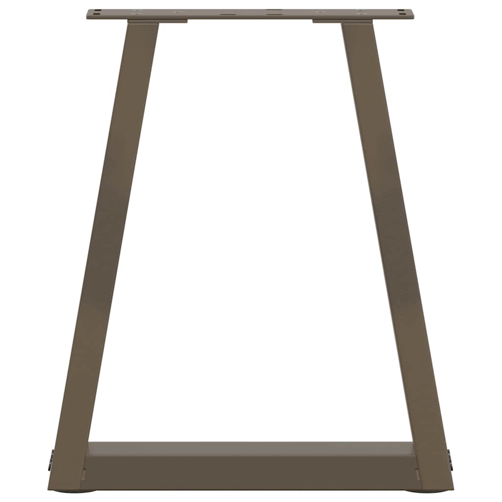 Gambe Tavolino da Caffè forma V 2 pz Naturale 38x(42-43,3) cm