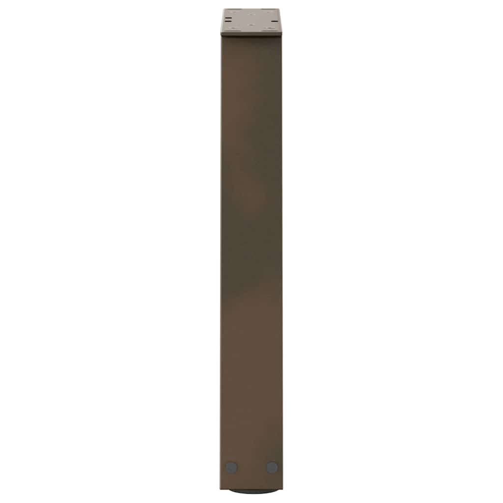 Gambe Tavolino da Caffè forma V 2 pz Naturale 38x(42-43,3) cm