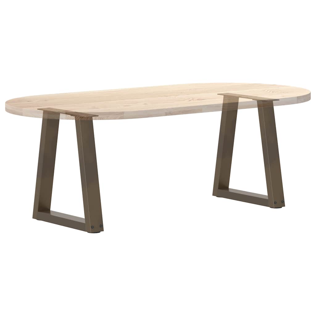 Gambe Tavolino da Caffè forma V 2 pz Naturale 38x(42-43,3) cm