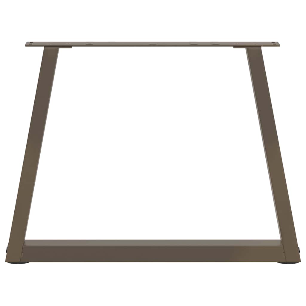 Gambe Tavolino da Caffè forma V 2 pz Naturale 50x(42-43,3) cm
