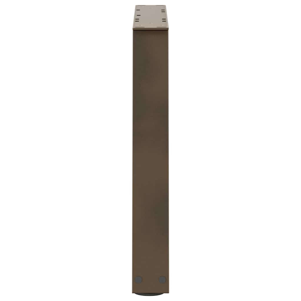 Gambe Tavolino da Caffè forma V 2 pz Naturale 50x(42-43,3) cm