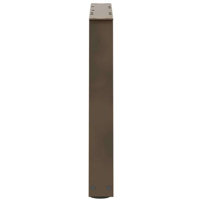 Gambe Tavolino da Caffè forma V 2 pz Naturale 50x(42-43,3) cm