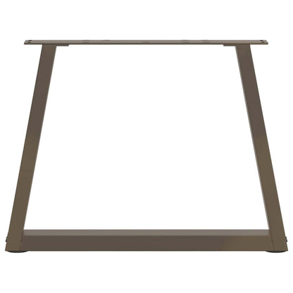 Gambe Tavolino da Caffè forma V 2 pz Naturale 60x(42-43,3) cm