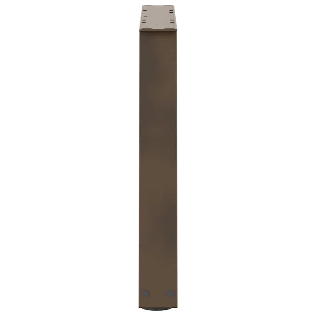 Gambe Tavolino da Caffè forma V 2 pz Naturale 60x(42-43,3) cm