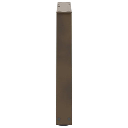 Gambe Tavolino da Caffè forma V 2 pz Naturale 60x(42-43,3) cm