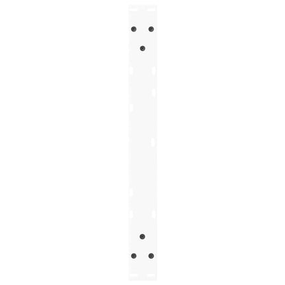 Gambe per Tavolino da Caffè forma V 2 pz Bianche 70x(42-43,3)cm
