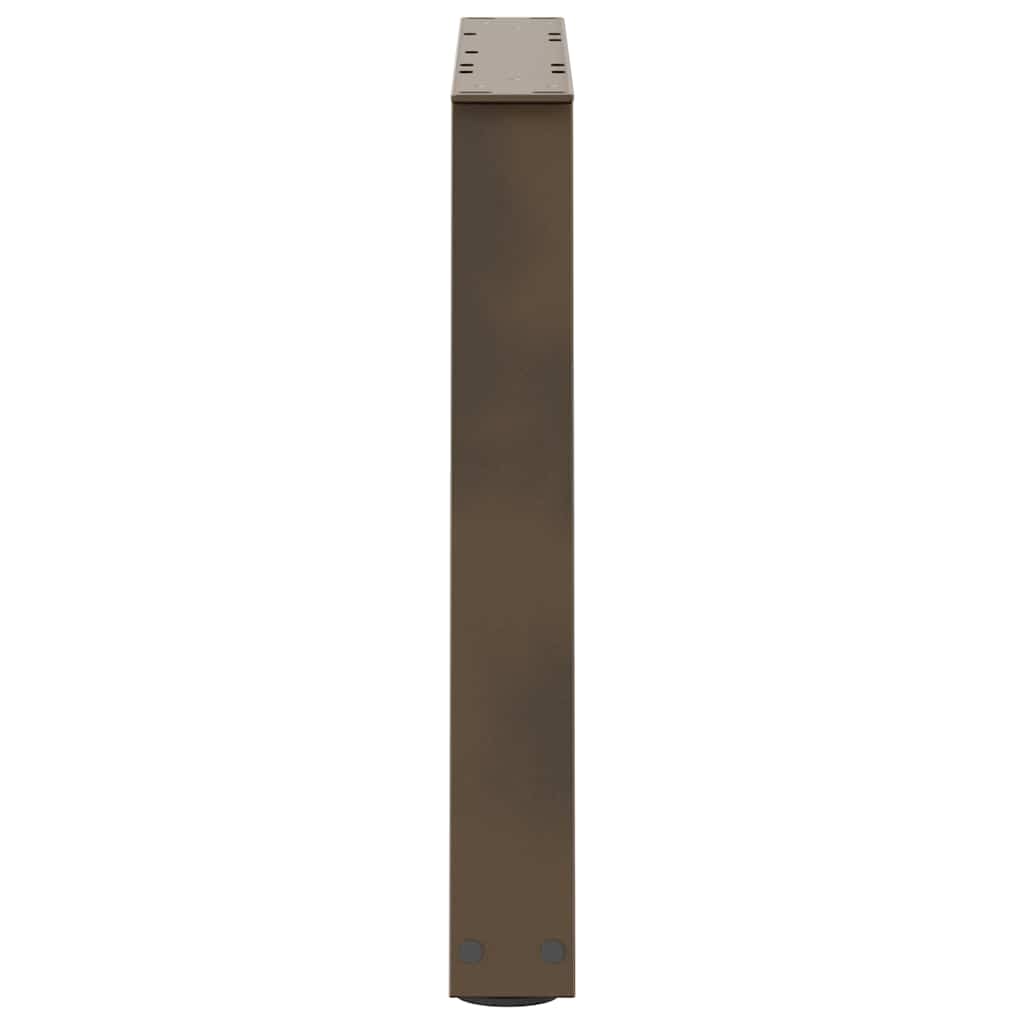 Gambe Tavolino da Caffè forma V 2 pz Naturale 70x(42-43,3) cm
