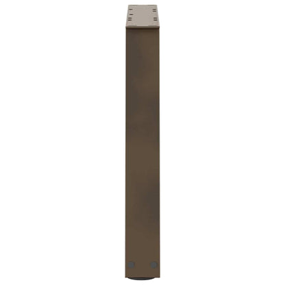 Gambe Tavolino da Caffè forma V 2 pz Naturale 70x(42-43,3) cm