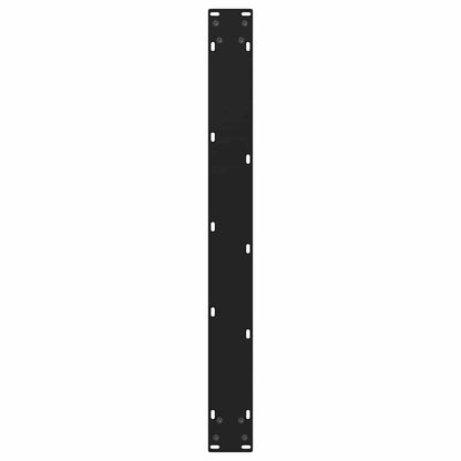 Gambe per Tavolo da Pranzo a V 2 pz Nero 70x(72-73,3)cm Acciaio