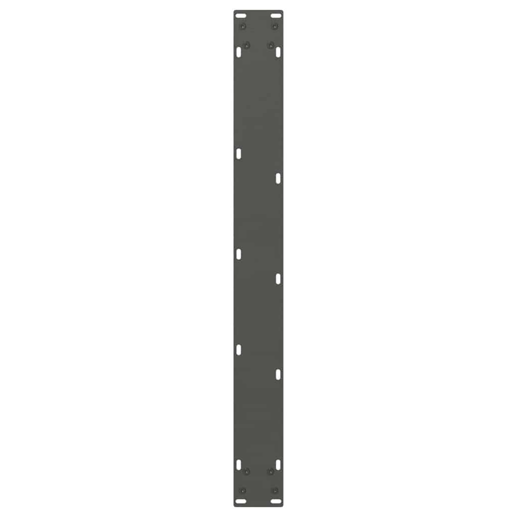 Gambe tavolo da pranzo forma V 2 pz Antracite 70x(72-73,3) cm