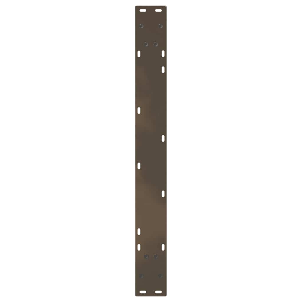 Gambe per tavolo da pranzo forma V 2 pz naturale 90x(72-73,3)cm
