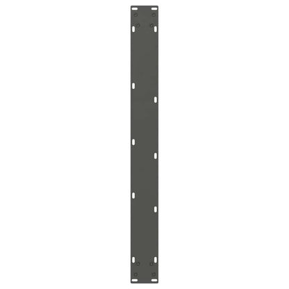 Gambe tavolo da pranzo forma V 2 pz Antracite 100x(72-73,3) cm