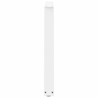 Gambe per tavolo da pranzo forma V 3 pz bianche 70x(72-73,3) cm