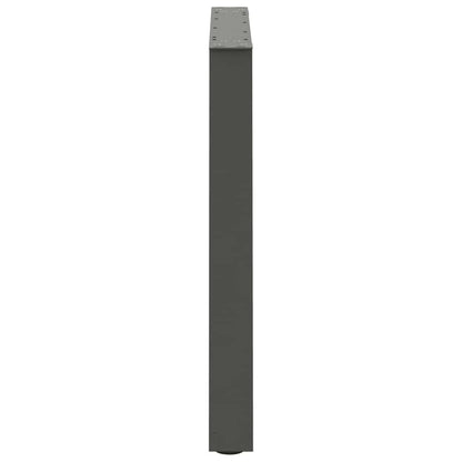 Gambe tavolo da pranzo forma V 3 pz Antracite 70x(72-73,3) cm