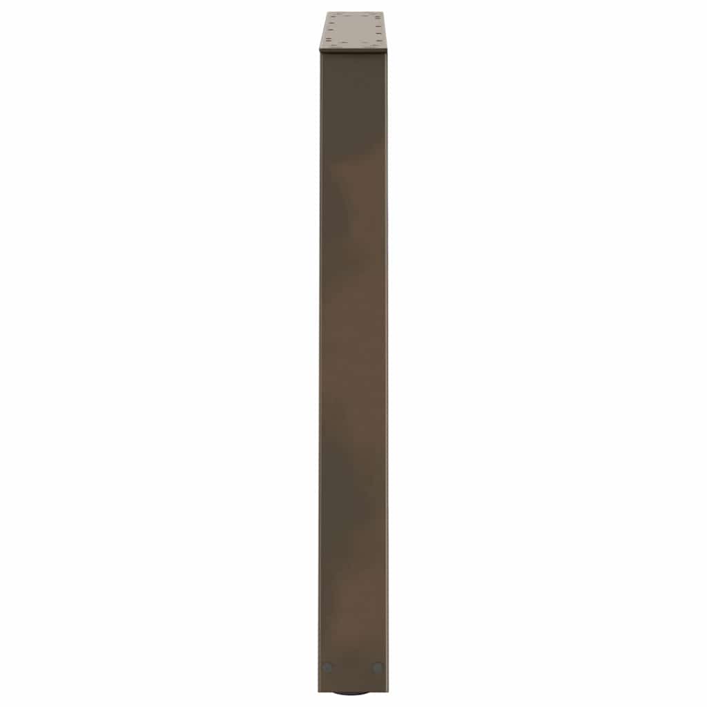 Gambe per tavolo da pranzo forma V 3 pz naturale 70x(72-73,3)cm