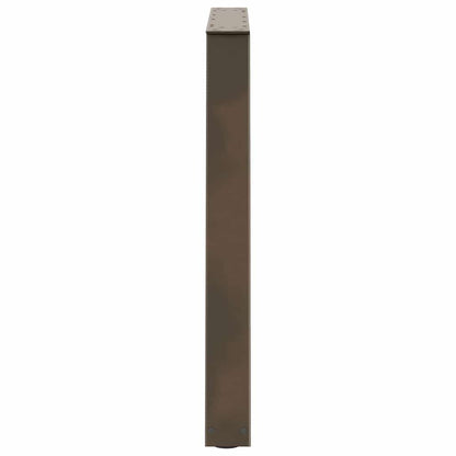 Gambe per tavolo da pranzo forma V 3 pz naturale 70x(72-73,3)cm