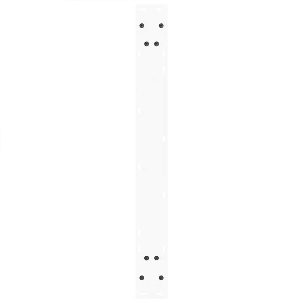 Gambe per tavolo da pranzo forma V 3 pz bianche 100x(72-73,3)cm