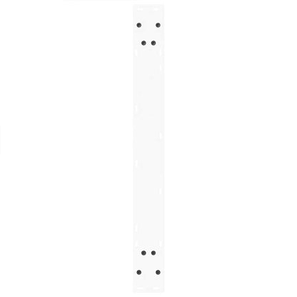 Gambe per tavolo da pranzo forma V 3 pz bianche 100x(72-73,3)cm