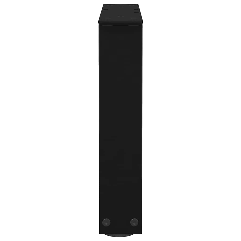 Gambe per Tavolino da Caffè forma V 2 pz Nere 30x(30-31,3) cm