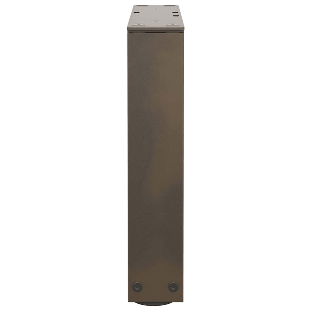 Gambe Tavolino da Caffè forma V 2 pz Naturale 30x(30-31,3) cm