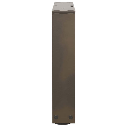 Gambe Tavolino da Caffè forma V 2 pz Naturale 30x(30-31,3) cm