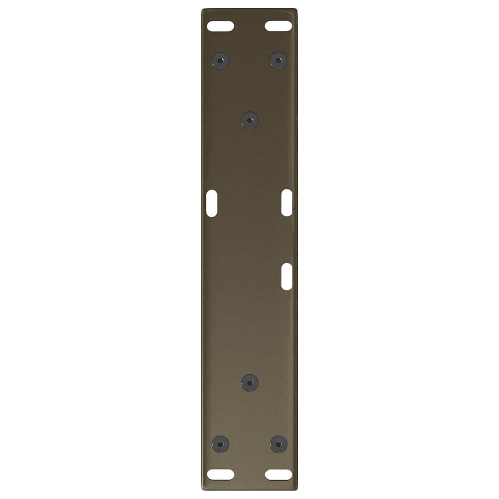 Gambe Tavolino da Caffè forma V 2 pz Naturale 30x(30-31,3) cm