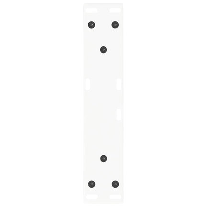 Gambe per Tavolino da Caffè forma V 2 pz Bianche 40x(30-31,3)cm