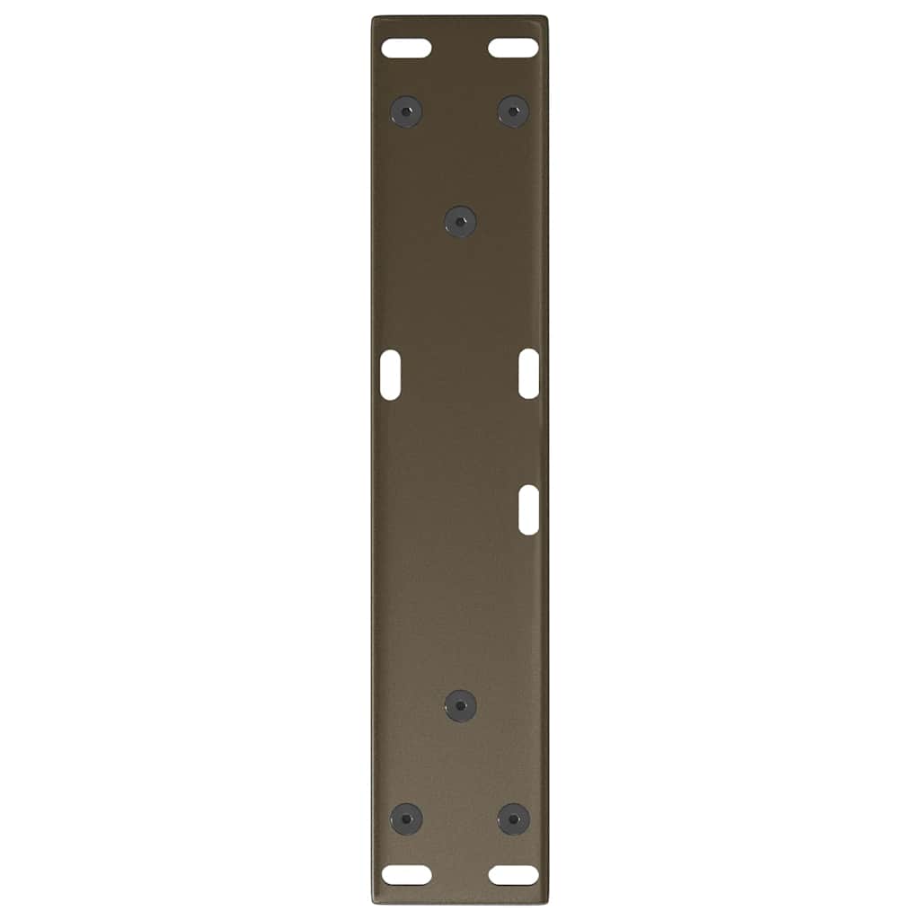 Gambe Tavolino da Caffè forma V 2 pz Naturale 40x(30-31,3) cm