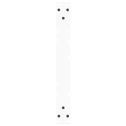 Gambe per Tavolino da Caffè forma V 2 pz Bianche 50x(30-31,3)cm