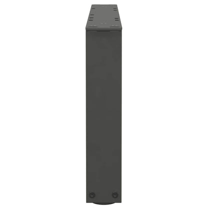 Gambe Tavolino da Caffè forma V 2 pz Antracite 50x(30-31,3) cm