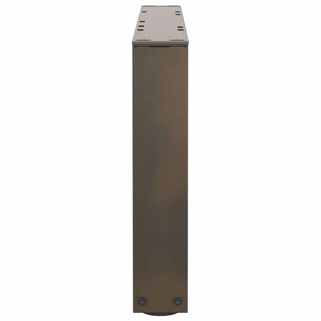 Gambe Tavolino da Caffè forma V 2 pz Naturale 60x(30-31,3) cm
