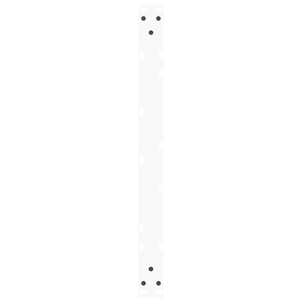 Gambe per Tavolino da Caffè forma V 2 pz Bianche 70x(30-31,3)cm