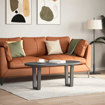 Gambe Tavolino da Caffè forma V 2 pz Antracite 28x(42-43,3) cm