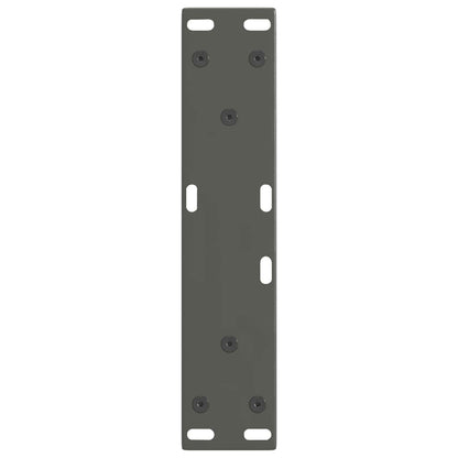 Gambe Tavolino da Caffè forma V 2 pz Antracite 28x(42-43,3) cm