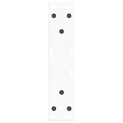 Gambe per Tavolino da Caffè forma V 2 pz Bianche 38x(42-43,3)cm