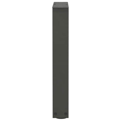 Gambe Tavolino da Caffè forma V 2 pz Antracite 38x(42-43,3) cm