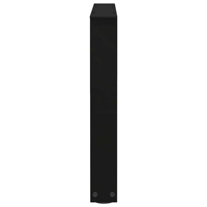 Gambe per Tavolo da Pranzo a V 2 pz Nero 50x(42-43,3)cm Acciaio